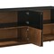Armen Living Amigo Black Veneer and Walnut Wood Buffet LCAGBUWA - alternate 3